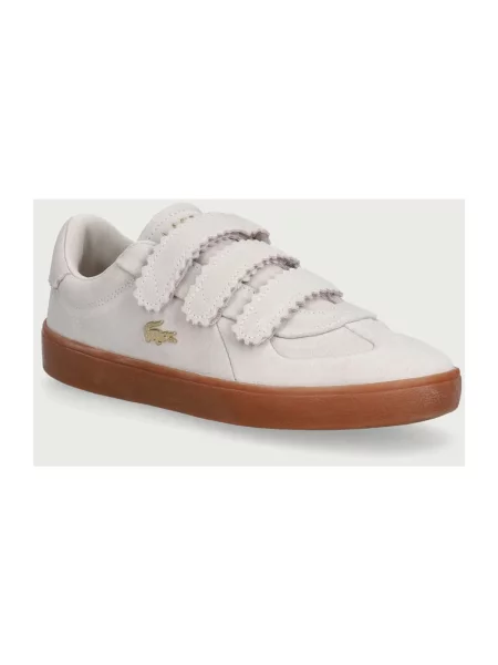 Sneakersy Lacoste na ramiączkach beżowe