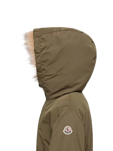 Dětska péřová bunda Moncler Enfant zelená