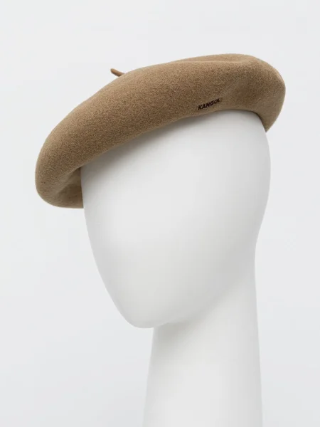 Вълнена шапка Kangol бежово