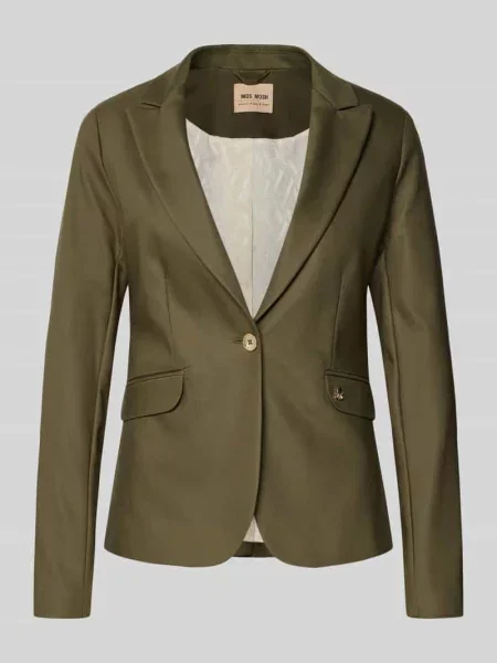 Żakiet o kroju slim fit z z patką model ‘Blake Night’ Mos Mosh