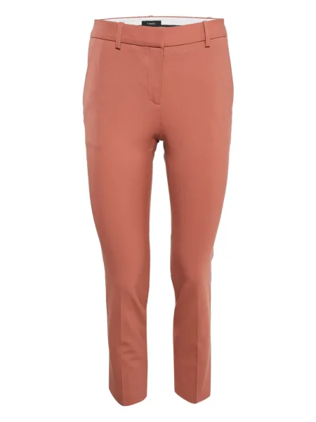 Pantaloni Theory de lână portocaliu