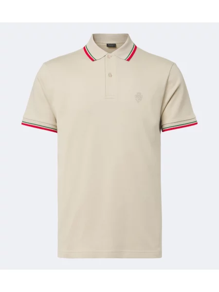 Tricou polo Gucci bej