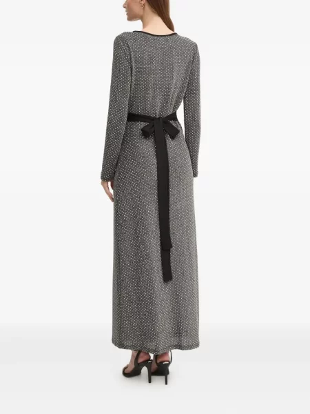Rochie maxi Dvf Diane Von Furstenberg de costum gri
