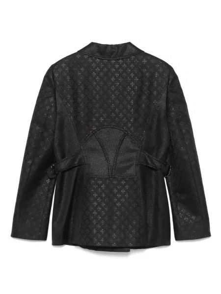 Žakárová bunda Gucci Pre-owned černá