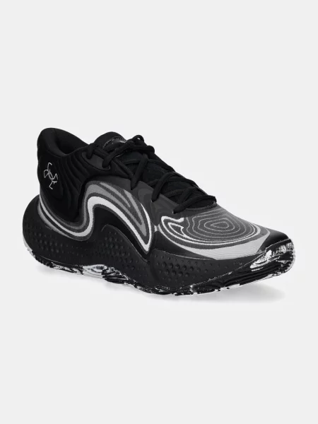 Košarkarski copati Under Armour Spawn 6 Mid črna