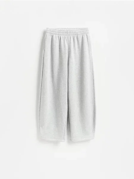 Reserved Pantaloni sport cu conținut ridicat de deschis gri