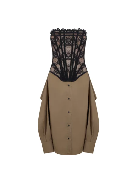 Sukienka mini Giuseppe Di Morabito beżowa