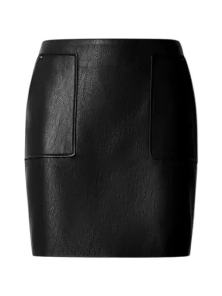 Fustă din denim Pepe Jeans negru