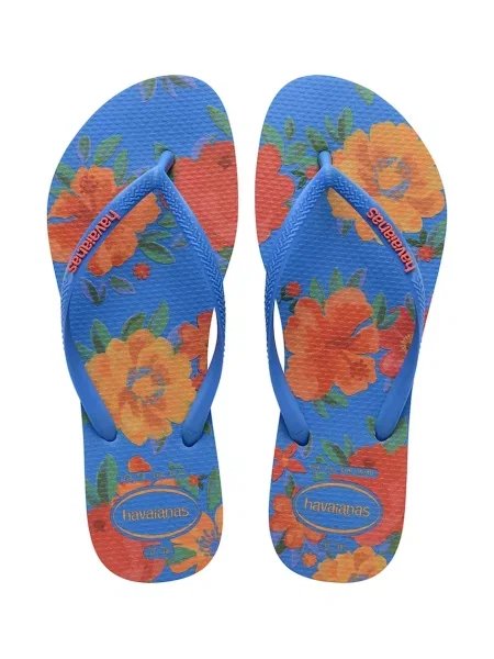 Havaianas japonke SLIM SUMMER BLISS modra