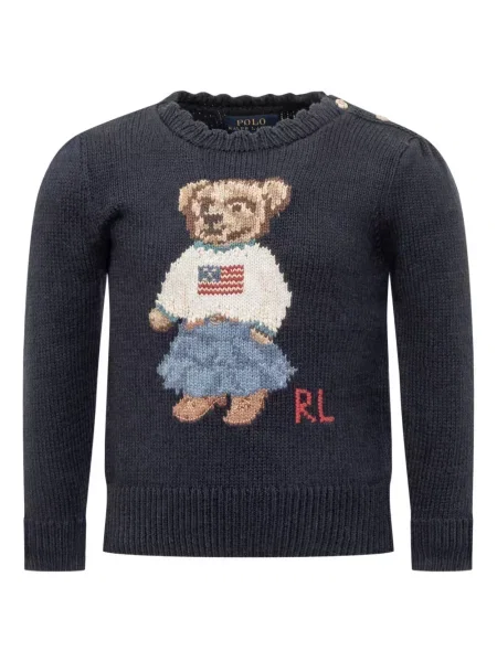 Sweter dziecięcy Polo Ralph Lauren niebieski