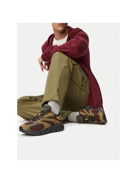 Bežecké topánky Reebok EO-ZIG HYPNOTICA hnedá