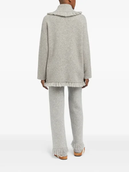Cardigan Alanui cu franjuri gri