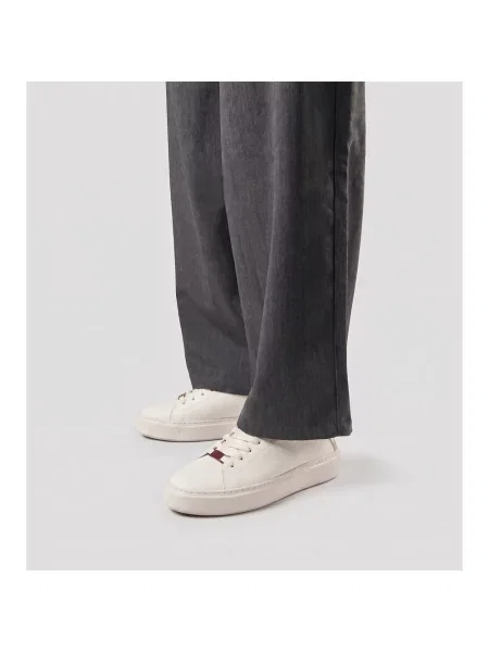 Sneakersy Alexander Smith skórzane białe