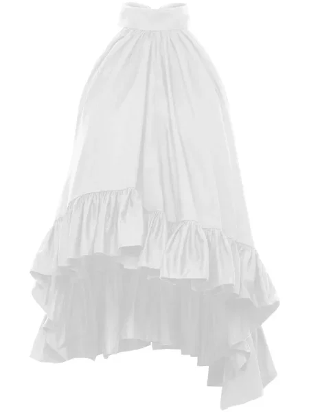 Bluzka Azeeza z falbankami biała