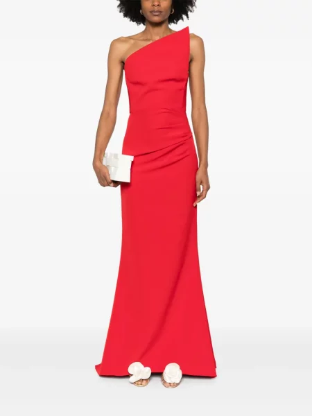 Rochie maxi Moos Studio de costum roșu