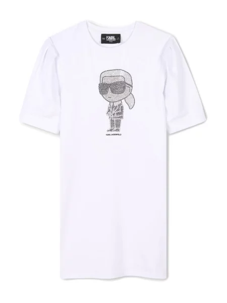 Karl Lagerfeld Kids Φόρεμα καθημερινό M λευκό