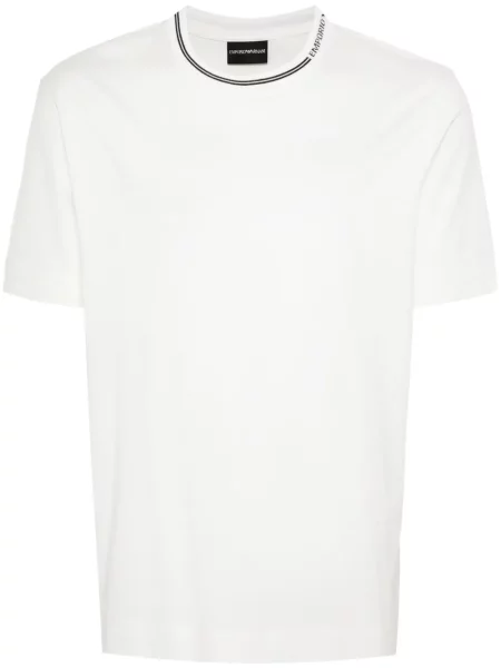 Gulerat tricou Emporio Armani cu autograf