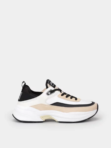 Переработанный кроссовки Tommy Hilfiger бежевые