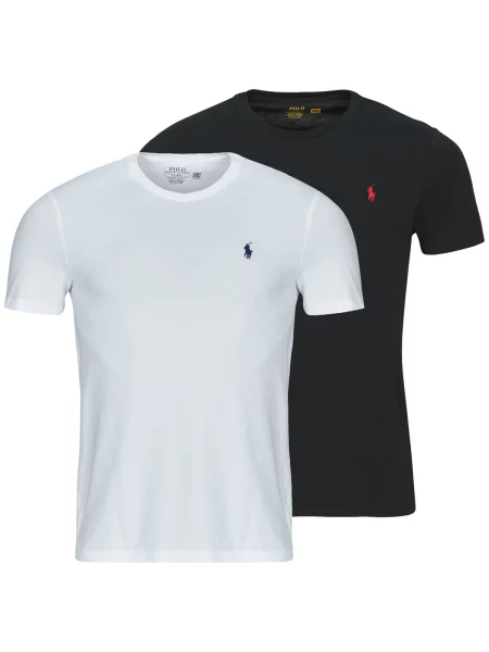 Polo majica Polo Ralph Lauren s kratkimi rokavi z mrežo črna