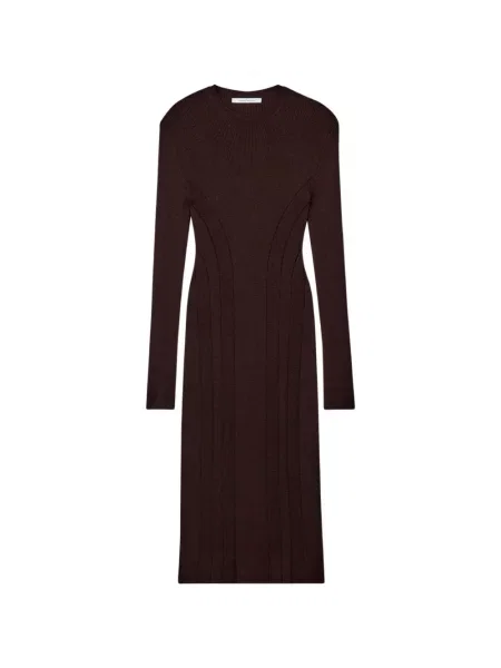 Rochie Another Tomorrow tricotate maro