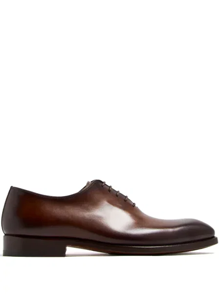 Oxford Magnanni din piele maro