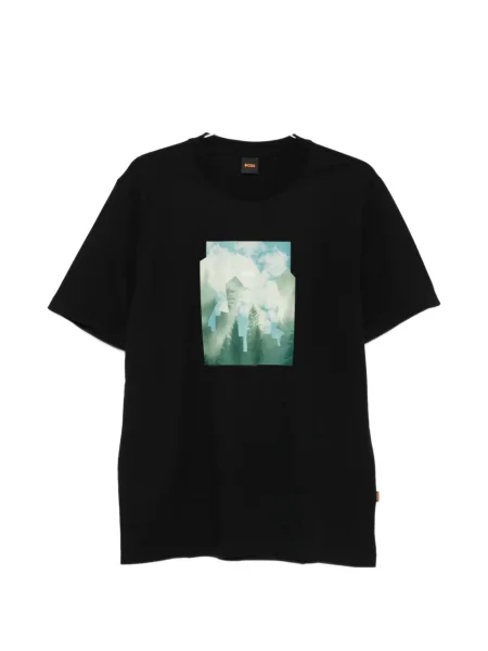 Tricou Boss cu imagine negru