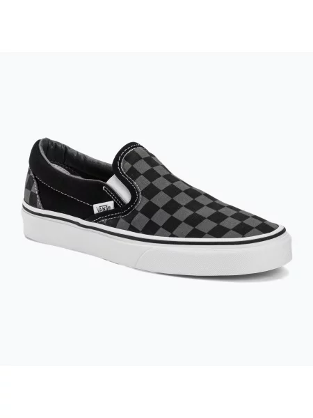 Tenisky Vans Classic Slip On Black/ Pewter Checkerboard EUR 35 černé
