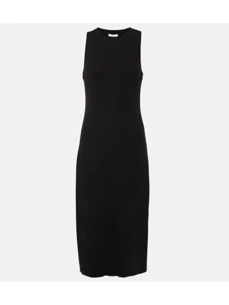 Rochie midi Vince tricotate până la genunchi de costum negru