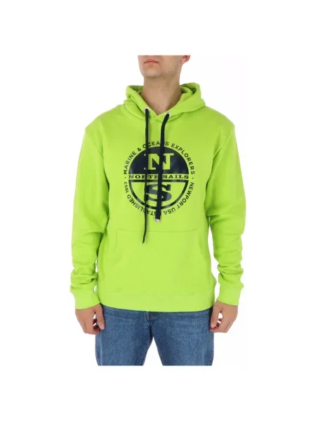 Hoodie North Sails s kapuco zelena