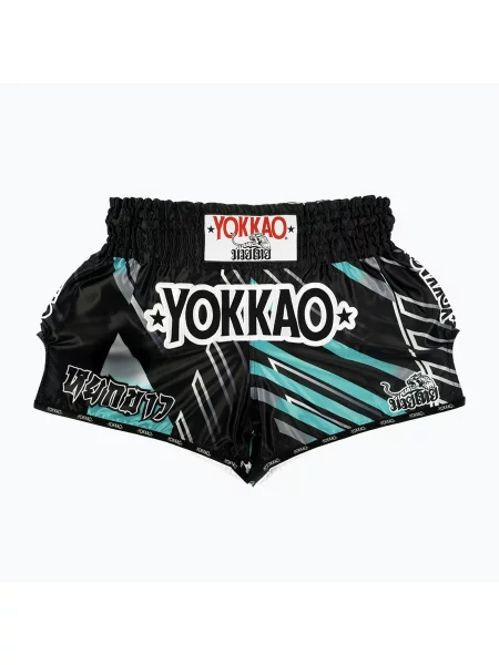 Tréninkové šortky YOKKAO Power Muay Thai black černé
