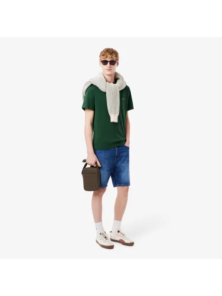 Lacoste сумка через плече чоловіча коричнева