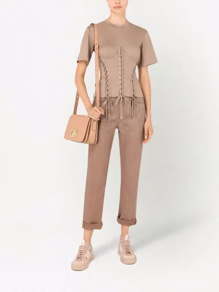 Marškinėliai Dolce & Gabbana korsetas