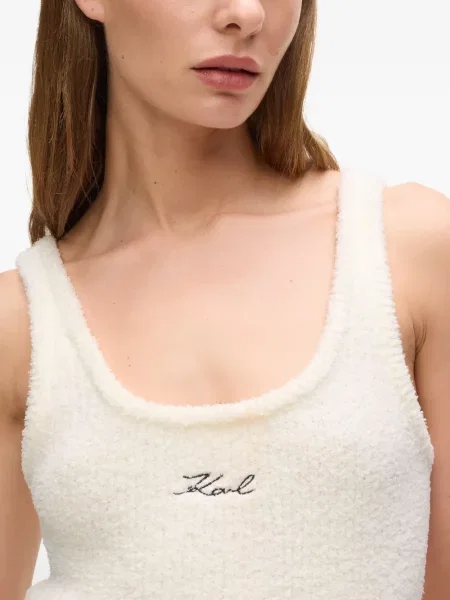 Флийс полар Karl Lagerfeld бяло