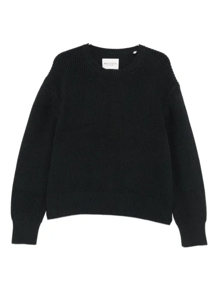 Pulover Marc O'polo cu decolteu rotund negru