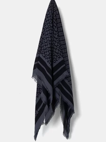 Marama s dodatkom svile BOSS tamno plava