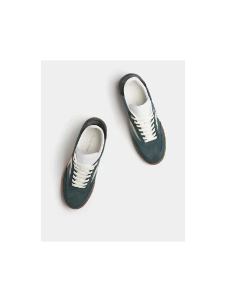 Sneakersy Filling Pieces skórzane zielone