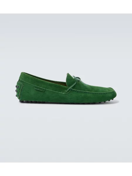 Loaferke Tom Ford iz semiša zelena