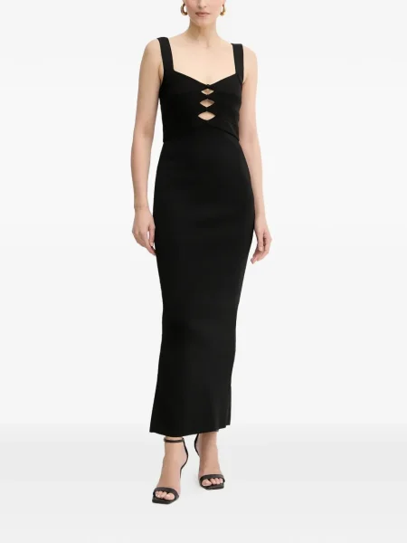 Rochie maxi Hervé Léger de costum negru