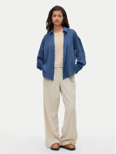 Vero Moda Košile Melaney Tmavomodrá