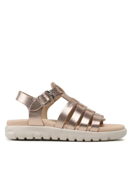 Geox Sandále J Sandal Soleima Gir M zlatá