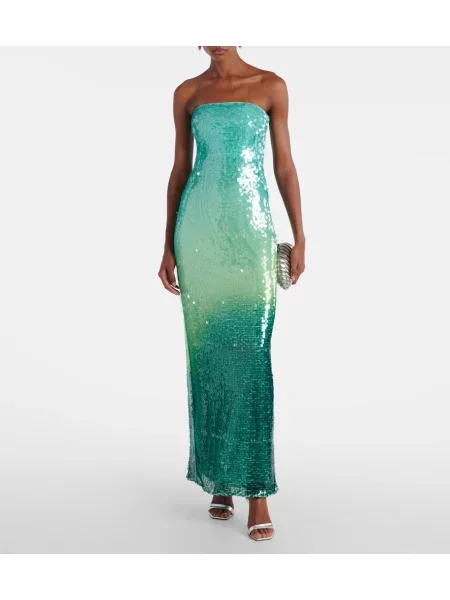 Rochie Simkhai transparente verde