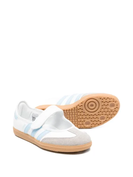 Sneakerși Adidas Samba cu bretele alb