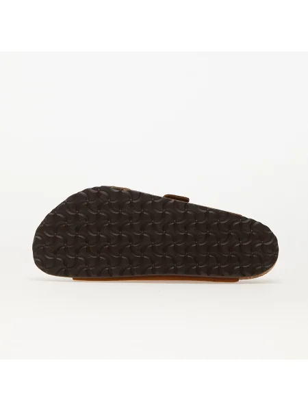 Șlapi Birkenstock din piele maro