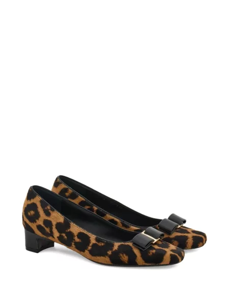 Pantofi cu toc Ferragamo cu funde