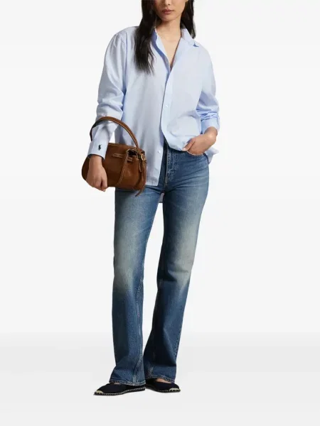 Căciulă Polo Ralph Lauren cu broderie tricotate de costum albastru