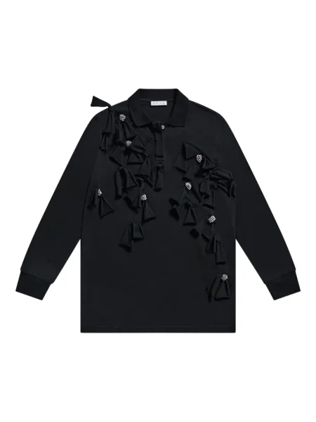 Rochie maxi Area cu funde lungă de costum negru