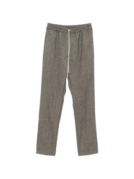 Pantaloni Rick Owens cu cordon gri