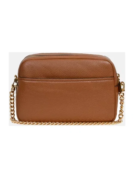 Torebka crossbody Michael Kors skórzana brązowa