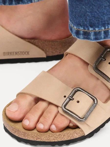 Кожаные шлепанцы Birkenstock