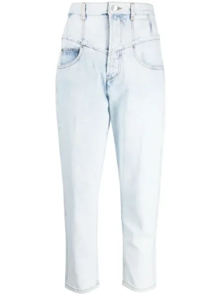 Blugi skinny Isabel Marant cu talie înaltă albastru